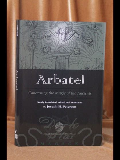 Arbatel concerning the magic of the ancients